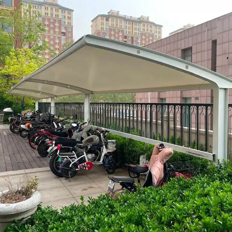 汾西县膜结构电动车棚